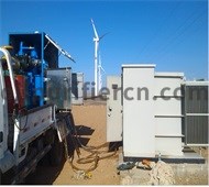 Vacuum oil purifier used in China wind power plant