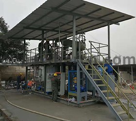 Waste Engine Oil To Base Oil Purification Plant