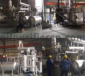 90% High Yield Waste Oil To Diesel Oil Filtration System