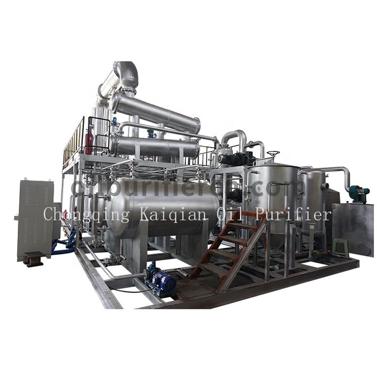 used oil distillation, used oil distillation plant