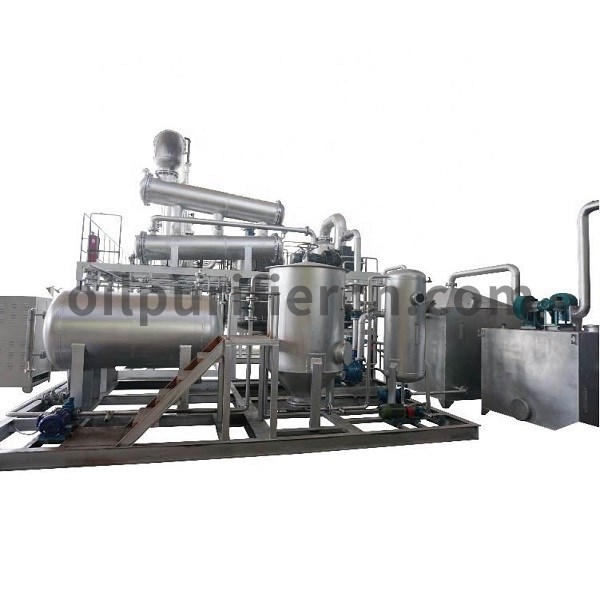 engine oil distillation, engine oil distillation machine, engine oil distillation plant
