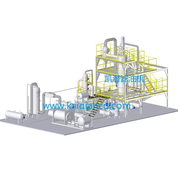 Pyrolysis oil to diesel refinery plant