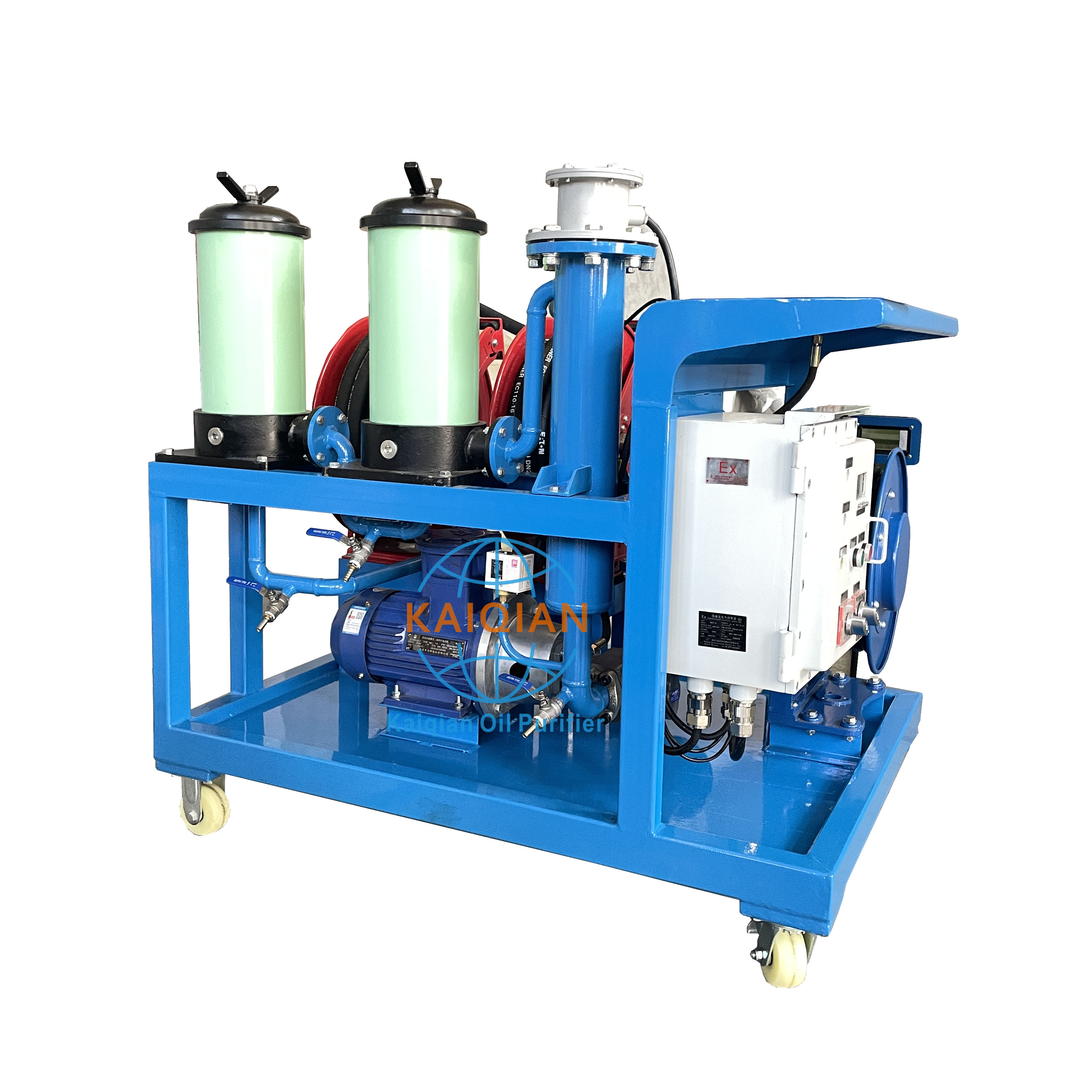 Automatic tube collection precision oil purifier
