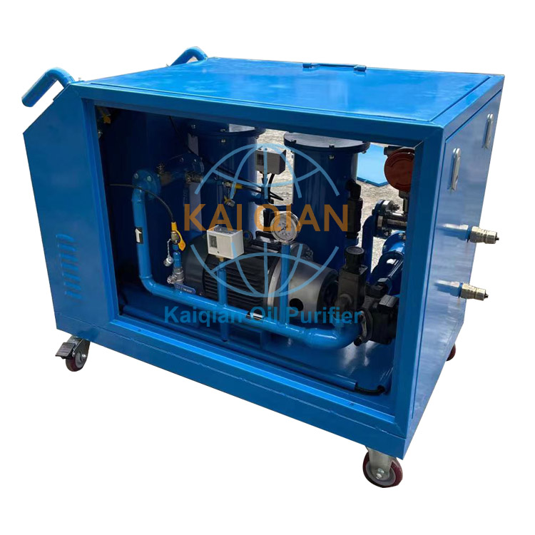 Closed precision oil purifier