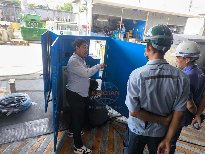 On-Site Commissioning and Installation of Oil Filter Machines